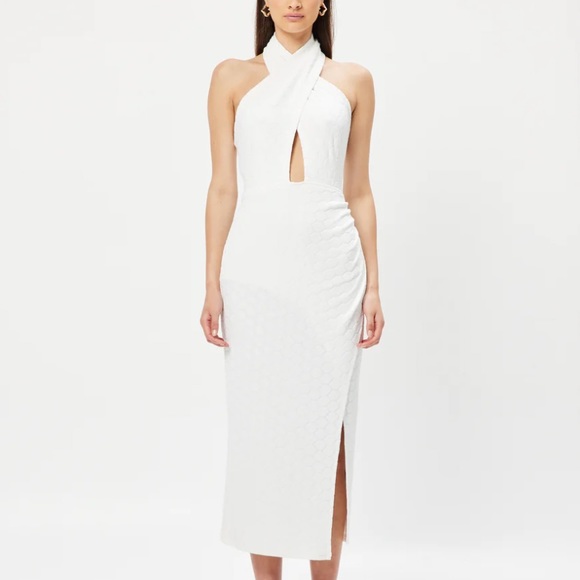 FINAL PRICE ❤️🔥 ELLIATT KALINAGO MIDI HALTER DRESS - Picture 2 of 6